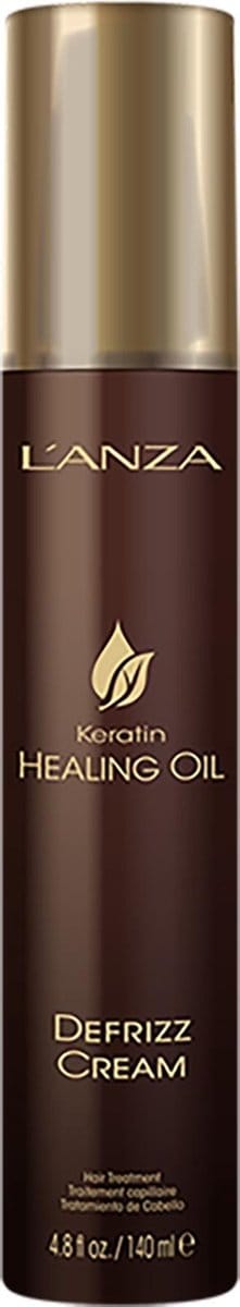 L'anza Healing Oil Defrizz Cream 140ml -  leave-in creme voor kroezend/pluizend haar