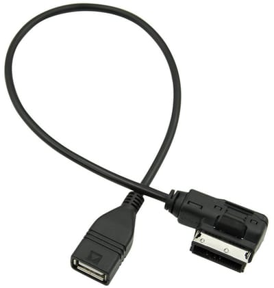 Allecto - USB MP3 Kabel Adapter - Audi Music Interface - Perfecte aansluiting - Zwart - Geschikt voor Audi - 3rd generatie