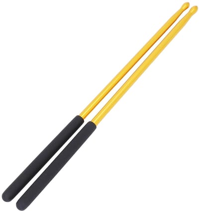 Dailygoods- Drumstokken 5A Stevig Metaal - Krachttraining - Uitgebalanceerd Gewicht - Comfortabel Handvat - Esthetisch Ontwerp - Precisie en Controle - Drumsticks