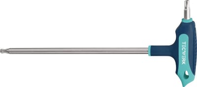 Schroevendraaier m.dwarsgreep T 27x150mm met zijaandrijving TX m.boor.TECWERK