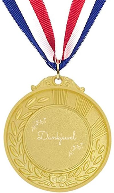 Akyol - dankjewel cadeau geschenk bedanken bedankt medaille goudkleuring - Dankjewel - dankjewel cadeau geschenk bedanken bedankt - dankjewel cadeau geschenk bedanken bedankt