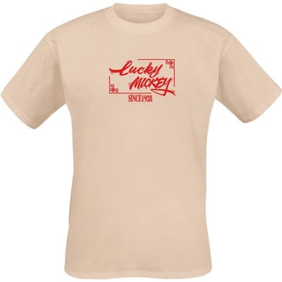 Mickey & Minnie Mouse - Disney T-shirt - Mickey - Spice Up Your Life Lucky - M tot 3XL - voor Mannen - ecru