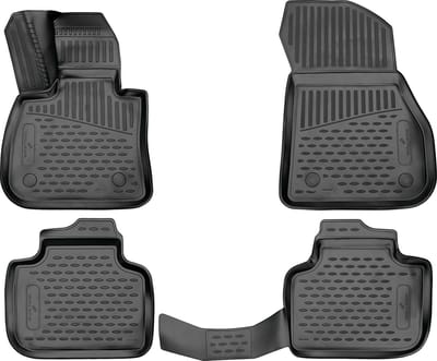 Walser Rubberen Voetmatten XTR geschikt voor BMW X1 (F48) 11/2014-12/2022