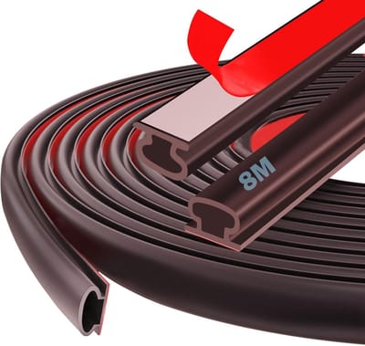 Zelfklevende Dichtstrip voor Deur en Raam - Rubberafdichting voor Geluiddemping, Energie-efficiëntie en Weerbestendigheid