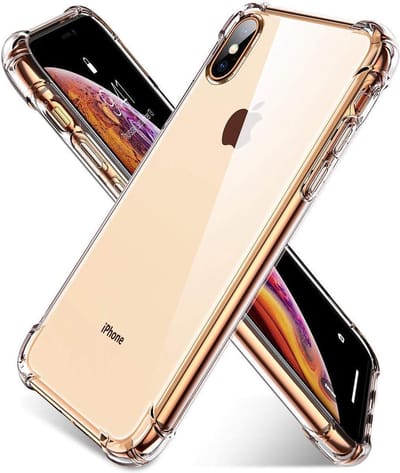 Hoesje geschikt voor iPhone Xs Max Anti Shock Hoesje - Hybride Back Cover - Anti Burst - EPICMOBILE