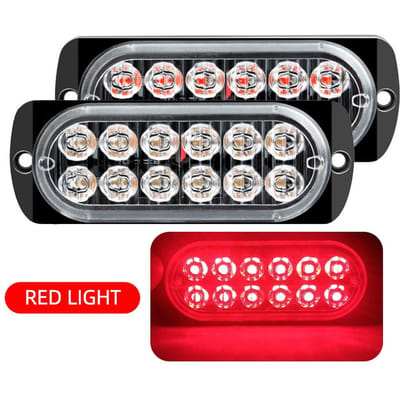 Autowaarschuwingslicht Autoverlichtingsmontage Autovrachtwagen Noodverlichting Zijlamp 12 LED Auto-styling Signaallamp LED Waarschuwingslicht