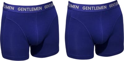 Gentlemen - 2-pak heren boxershorts exclusive - navy - maat M
