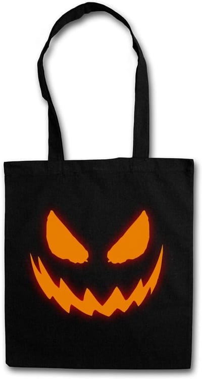 Boodschappentas met Halloween Pompoen Print voor Dames en Heren