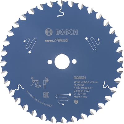 Bosch Accessories Expert for Wood 2608644023 Cirkelzaagblad 165 x 20 x 1.6 mm Aantal tanden: 36 1 stuk(s)