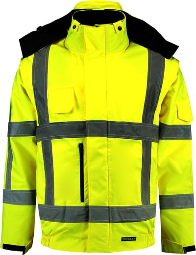 Tricorp Pilotjack - Werkjas 403006 - Fluor Geel - Maat L