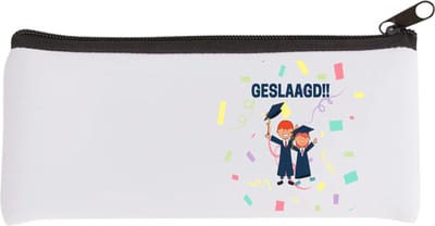 Akyol - geslaagd 2 mensen Etui - Felicitatie - iemand die is geslaagd - gefeliciteerd - examen - school - diploma gehaald - 20 bij 9 cm