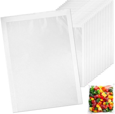 Vacuumzakken voor Vacumeermachine voor voedsel 25x15 cm 20 stuks - Vacuum en sous vide zakken - Vacumeerzakken Voedsel