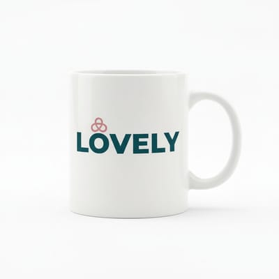 Lovely Quote Mok – Minimalistisch Liefde Design Koffiemok – Witte Keramische Mok 330 ml