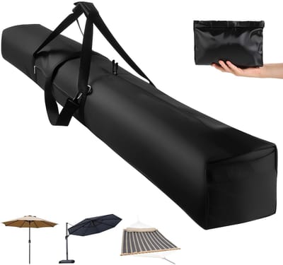 Dailygoods- Draagtas voor Terrasparasol - Waterdichte Opbergtas - Gevoerde Draagriem - Heavy-Duty Handgrepen - 900D Oxford Weefsel - Bescherming Paraplu - Parasolhoes