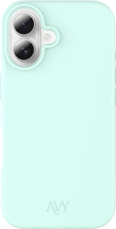 AVY Hoesje geschikt voor Apple iPhone 16 | Compatibel met MagSafe | Back Cover | Liquid Silicone | Comfortabel in de Hand | Matcha