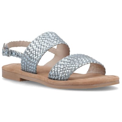 Hush Puppies Helene Sandalen Leer Dames Blauw Standaard Sandalen