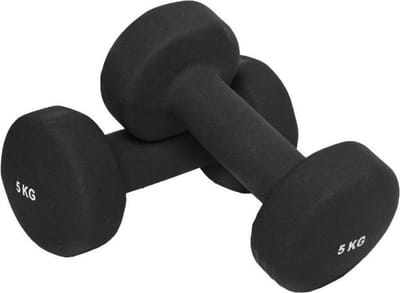 Gorilla Sports Dumbellset - Halterset - Aerobics - Vinyl - 10 kg (2 x 5 kg)