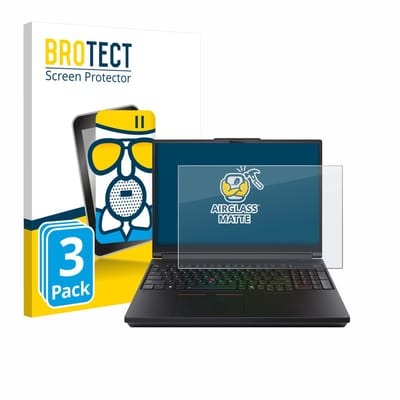 BROTECT - Screenprotector voor Lenovo ThinkPad P16 Gen 3 - Folie Beschermfolie Beschermglas matte 3 Stuks