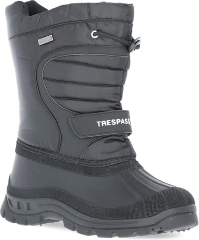 Trespass kinderwinterschoenen Dodo - Unisex jeugd sneeuwlaarzen Zwart X