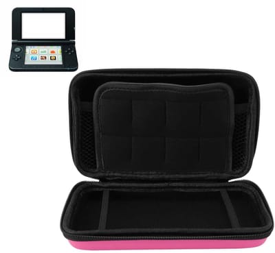 Dailygoods- Draagtas Waterdicht - Harde Beschermhoes - 8 Gameslots - Geschikt voor 3DS XL/LL - Zacht Gevoerde Scheidingswanden - Ideaal voor Reizen - Game Tas