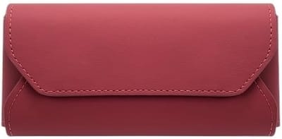 Auto Opbergdoos - Brillenhouder Clip - Auto Interieur - Elegante Stijl - 16 cm - Rood