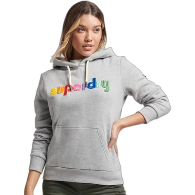 Dames sweatshirt met geborduurde capuchon Superdry