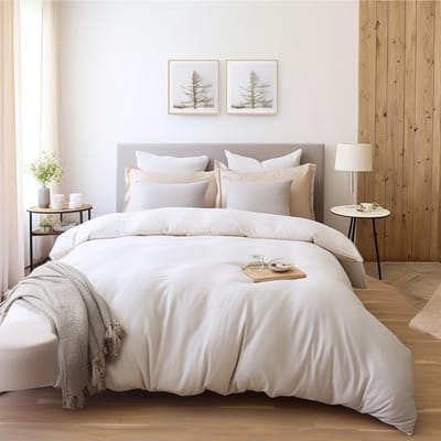 Unyqoos® Stijlvolle en Comfortabele Microvezel Dekbedovertrekset voor Elk Seizoen 200 x 200 cm