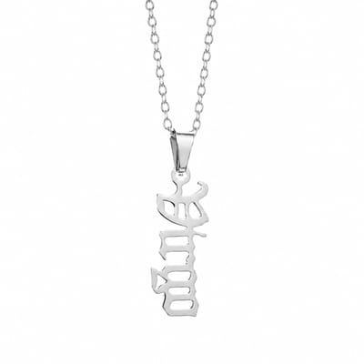 MoodLux Sterrenbeeld Ketting - Maagd - Virgo - Zilver - Roestvrij Staal – 50cm Halsketting met Zodiac Hanger - Mannen & Vrouwen – 12 Sterrenbeelden – Perfect Cadeau