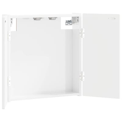 vidaXL - Dartbord - Kabinet - ALKMAAR - Hoogglans - Wit - 52,5 - x - 10,5 - x - 53,5 - cm