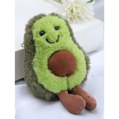 Een schattig avocado huisdier knuffelspeeltje, geschikt voor dagelijkse gezelschap van kleine en middelgrote honden beige