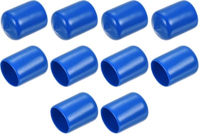 10 Stuks Rubberen Eindkappen 15 mm ID Beschermdoppen voor Ronde Buizen en Meubels