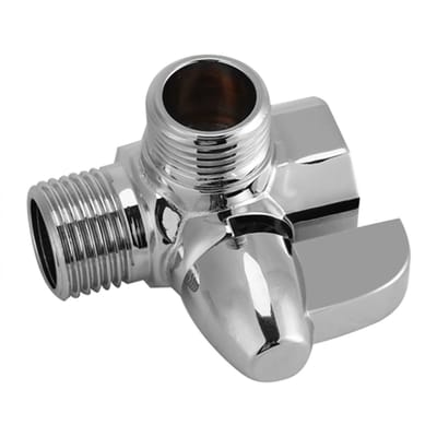 Dailygoods- Douchearmomstelling 3-weg - Hoogwaardig Messing - Verchroomd - Waterstroom Regelaar - Roestbestendig - Stevige Handgreep - Douchekraan