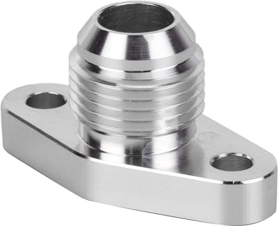 Oil Return Flens Adapter van Aluminium voor T3 T4 T35 T04B T04E Series - Geschikt voor Oliedrain en Motorinstallatie