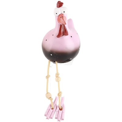 Décoration de Jardin Poulet en Céramique Hilde Décoration Figurine Animale Ornement pour Maison Décoratif 65212016