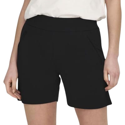 Jacqueline de Yong zwarte dames broek   Regular fit   Steekzakken   Elastische boord   Regular waist Zwart XS