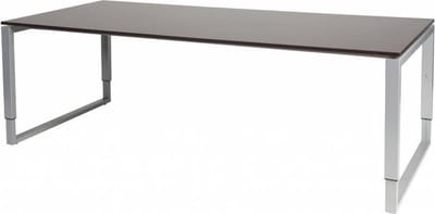 Vergadertafel - Verstelbaar - 220x100 logan - alu frame