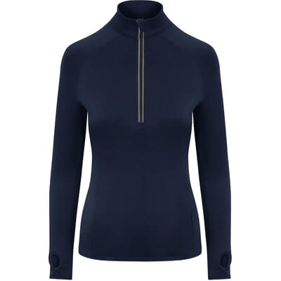 Damessportshirt 'Cool-Flex 1/2 Zip Top' Navy - L