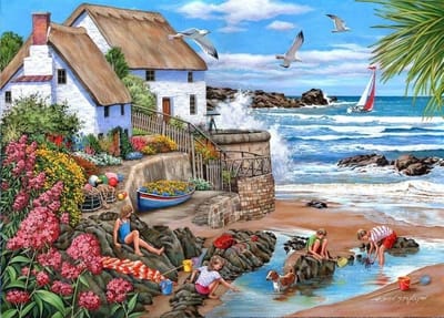Seaspray Cottages Puzzel 1000 Stukjes