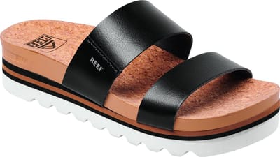 Reef Cushion Bounce Vista Hi Dames Slippers - Zwart - Maat 38.5