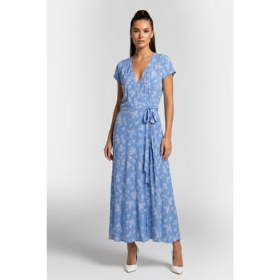 & Other Stories La Loma Dress Blue Maat: 32 | Midi Jurken Outlet | Dames | Blauw