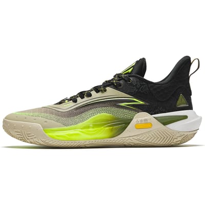 Anta Kai 1 Speed Jaar van de Slang Heren Sneakers Toffee Geel Zwart 112511121S-6 39 black