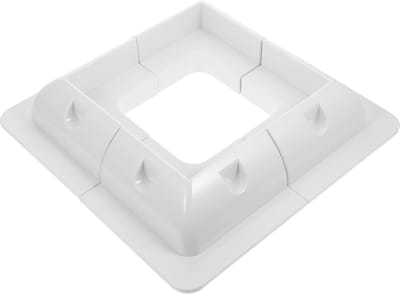 Zonnepaneel Beugel - Montagestandaard - Camper Installatie - Zonder Boren - 15 cm - Wit