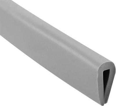 Dailygoods- Afdichting U-vorm - Rubber - Weerbestendig - Stofdicht - Schokabsorberend - Lengte 3 m / Breedte 5 mm - Weerstrip