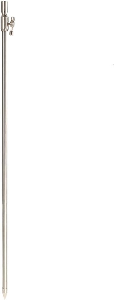 Visbankstick - Hengelsteun - Karpervissen - Uitschuifbaar - 55-100 cm - Zilver