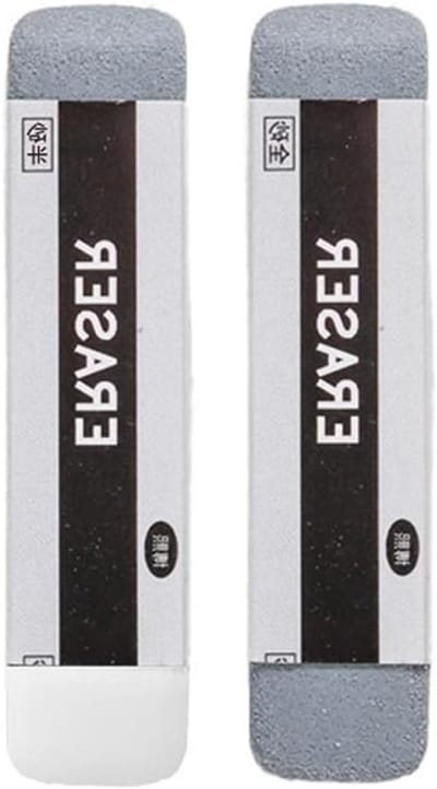 Set van 2 Draagbare Zandgum voor Klaslokaal en Kantoor, Perfect voor Nauwkeurige Correcties van Inkt en Balpen