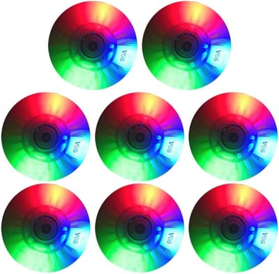 Wielenset Skates - Vervangende Wielen - Soepel Rijden - LED Verlichting - 8 stuks 68-76mm - Multicolor