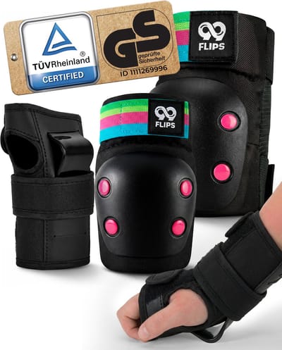 Kniebeschermer Set - 6 stuks - Bescherming Kinderen Knee en Elbow Bescherming - Skaten Protection Beschermset