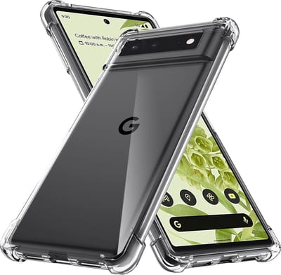 Hoesje geschikt voor Google Pixel 6 Pro - Techsuit Shockproof Silicone Back Cover - Transparant