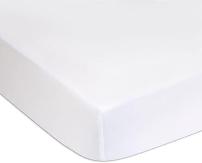 Set van 2 waterdichte en ademende matrasbeschermers voor wieg - Oeko-Tex gecertificeerd, katoen, 50 x 100 cm