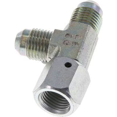 JIC T-koppeling UNF 1/2''-20 Binnendraad x Buitendraad Staal 350 bar (4917.5psi)